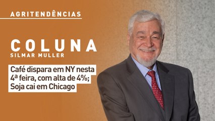 Café dispara em NY nesta 4ª feira, com alta de 4%; Soja cai em Chicago