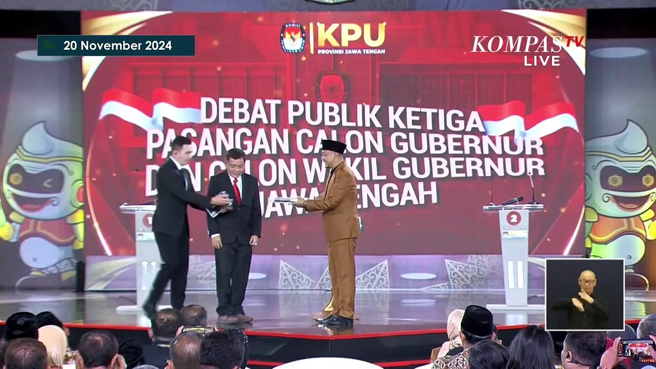 [FULL] Visi-Misi Andika Perkasa-Hendrar Prihadi, Ahmad Luthfi-Taj Yasin di Debat Terakhir Jateng