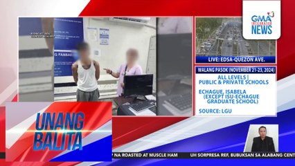 Lalaking nahuli-cam na tumangay sa side car ng kaniyang kapitbahay sa Rodriguez, arestado; wala siyang pahayag | Unang Balita