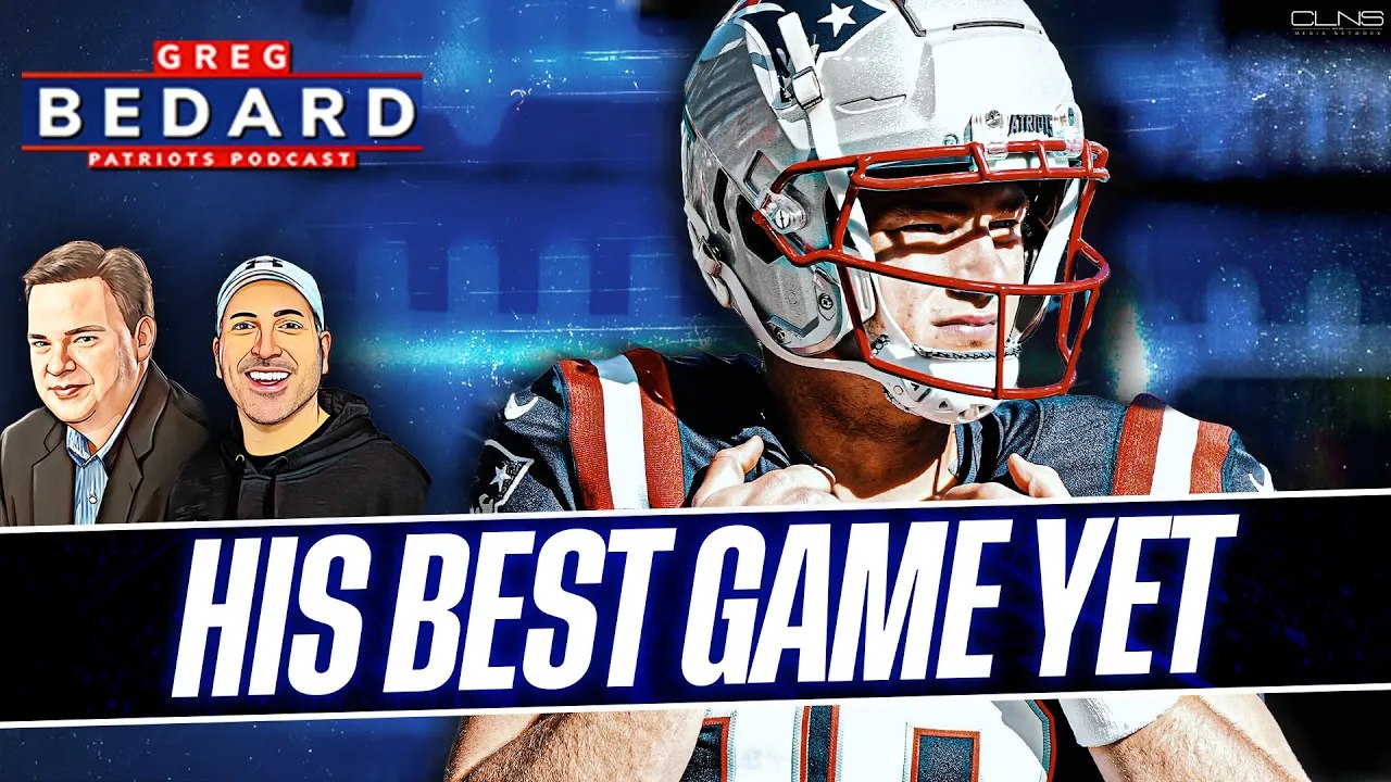 Drake Maye's BEST GAME Yet Not Enough to Beat Rams | Greg Bedard Patriots Podcast