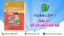 Toán lớp 1 - Bài 21 Số có 2 chữ số || DINOTECH