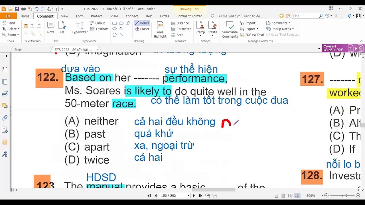 GIẢI ĐỀ ETS 2022 TEST 6 PART 5, PART 6