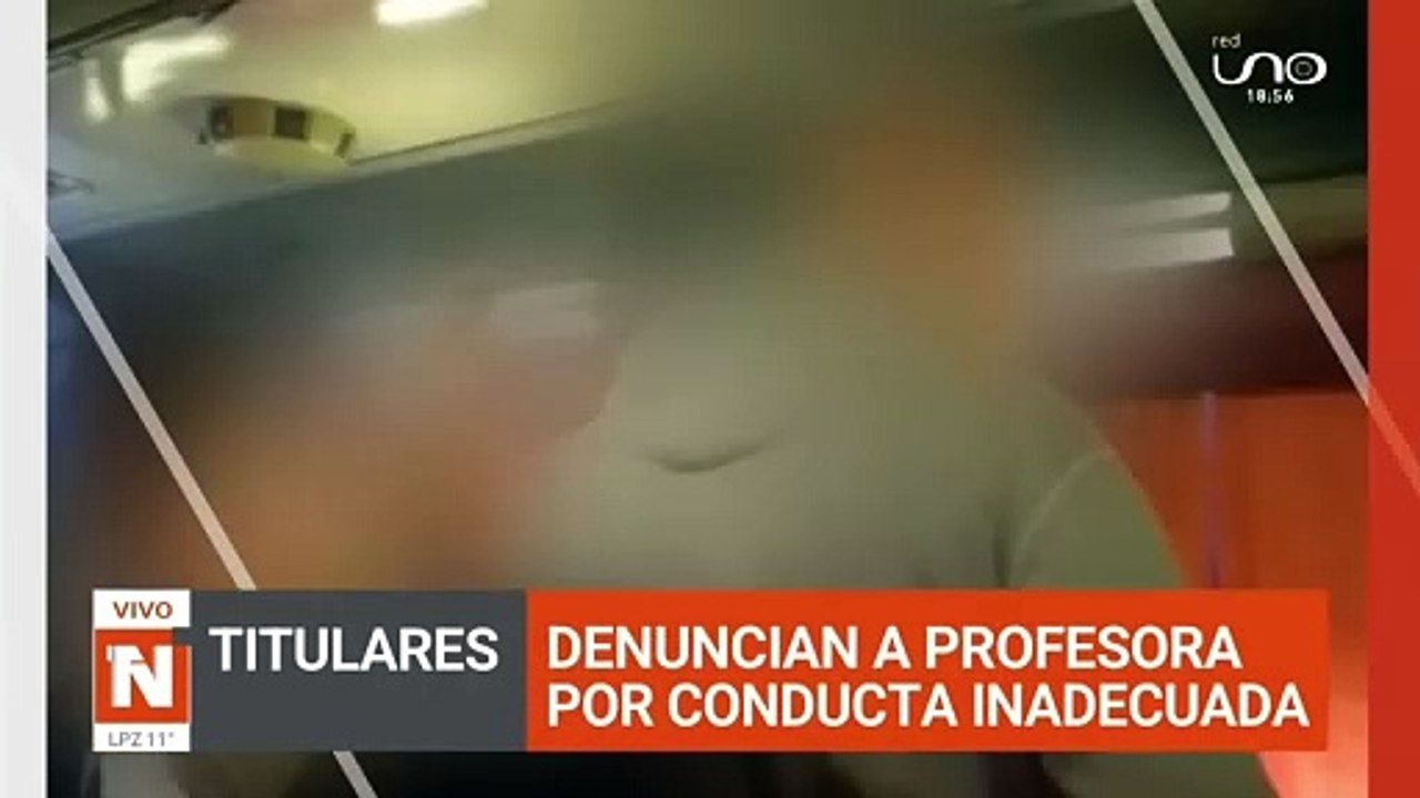 Denuncia contra profesora
