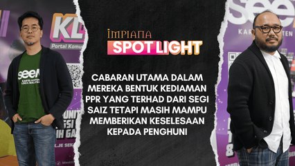 Cabaran utama dalam mereka bentuk kediaman PPR yang terhad dari segi saiz dan ruang.