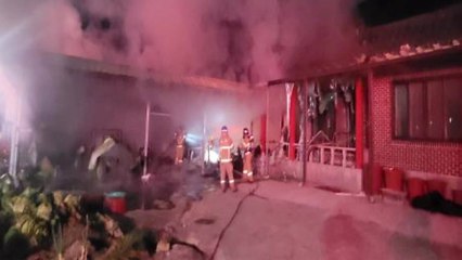 경남 함양 주택 창고에서 불...80대 거주자 화상 / YTN