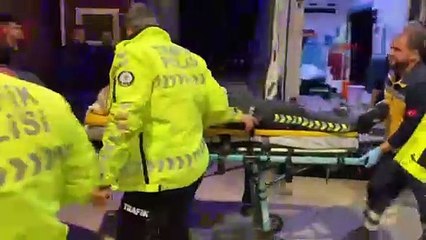 Trafik polisine çarpıp kaçtı! Polis memuru yaralındı