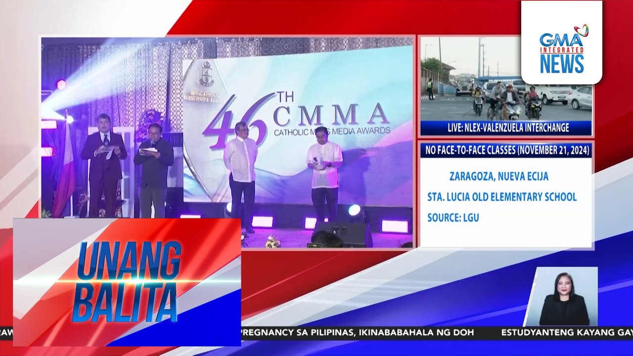 Ilang programa at coverage ng GMA Network, wagi sa 46th Catholic Mass Media Awards | Unang Balita