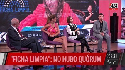 "NADIE LIMPIÓ EL CONGRESO", consideró Baby Etchecopar sobre el proyecto "FICHA LIMPIA"