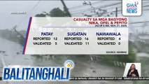 Casualty sa mga Bagyong Nika, Ofel at Pepito (as of 8 a.m., Nov. 21, 2024) | Balitanghali