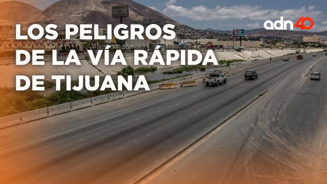Reportan agresiones a automovilistas en la Vía Rápida de Tijuana, les avientan piedras
