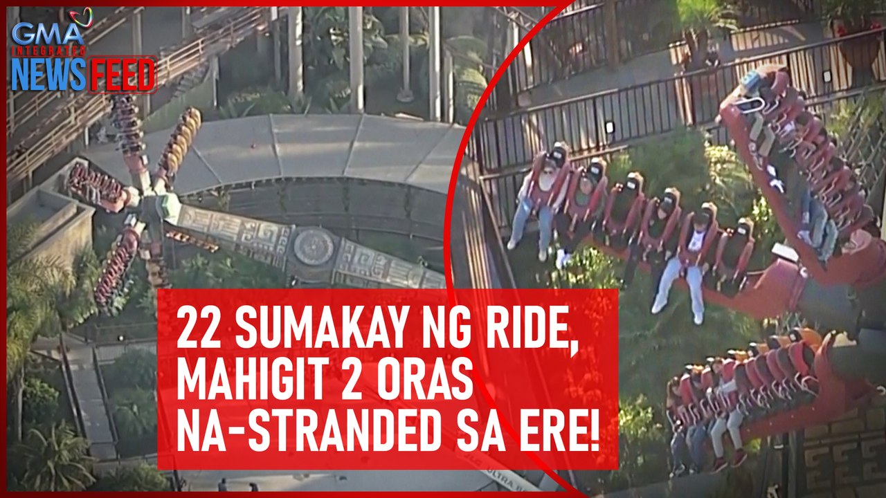 22 sumakay ng ride, mahigit 2 oras na-stranded sa ere! | GMA Integrated Newsfeed