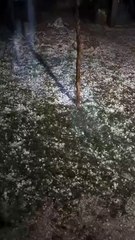 Granizo en San Martín