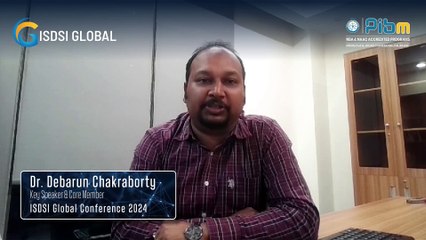 Welcoming the Participants of the 18th ISDSI-G Conference ft. Dr. Debarun Chakraborty   PIBM Pune
