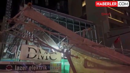 Lodos fırtınası zor anlar yaşattı