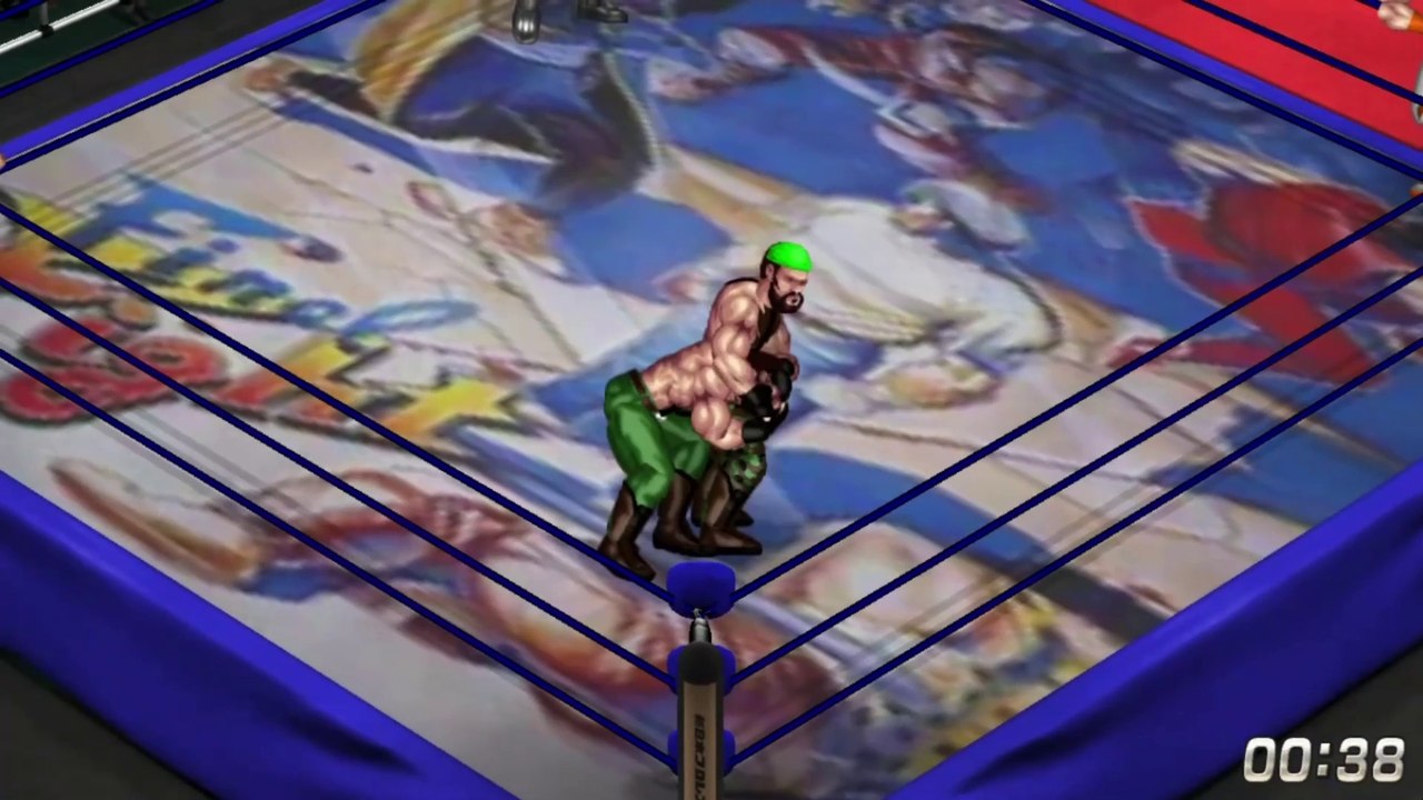 Haggar and Cody vs Freddie and Won Won | Fire Pro Wrestling World