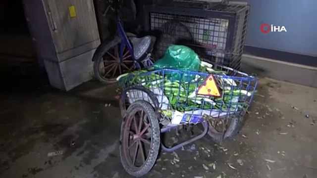 Yaya geçidinden geçen bisiklete otomobil çarptı