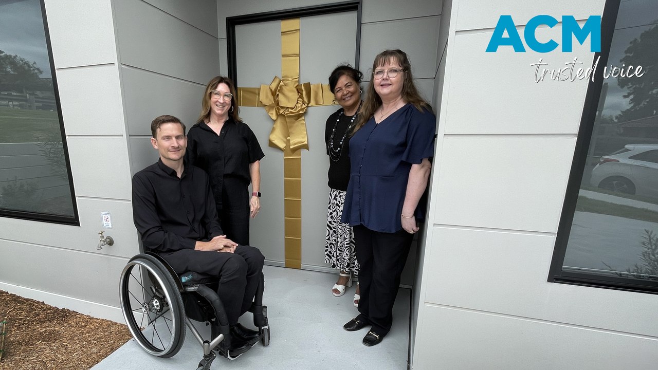 Tour of special features of purpose-built specialty disability accommodation homes in Taree