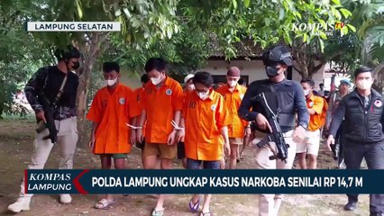 Satu Bulan, Polda Lampung Ungkap Kasus Narkoba Senilai Rp14,7 M
