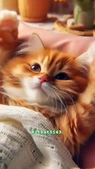 ginger cat pizza shop hard-working _cat_meow _ai_fyp _youtubeshorts _shorts(360P)