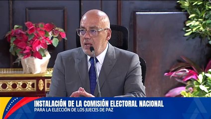 Jefe de Estado instala la Comisión Electoral Nacional para la elección de los jueces de paz