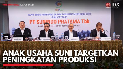 Anak Usaha SUNI Targetkan Peningkatan Produksi