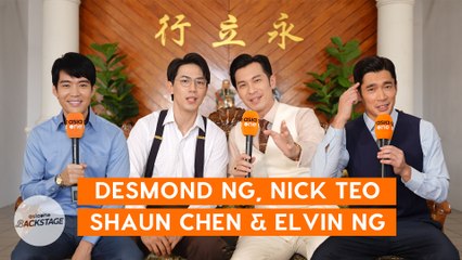 Meet the Stars of 'Emerald Hill': Desmond Ng, Nick Teo, Shaun Chen & Elvin Ng Share Secrets to Staying Youthful in Their 60s 🎬