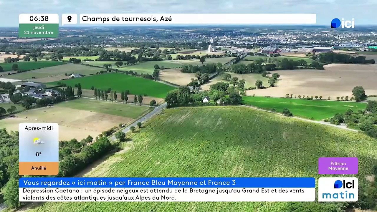 21/11/2024 - ICI Matin France Bleu Mayenne en vidéo