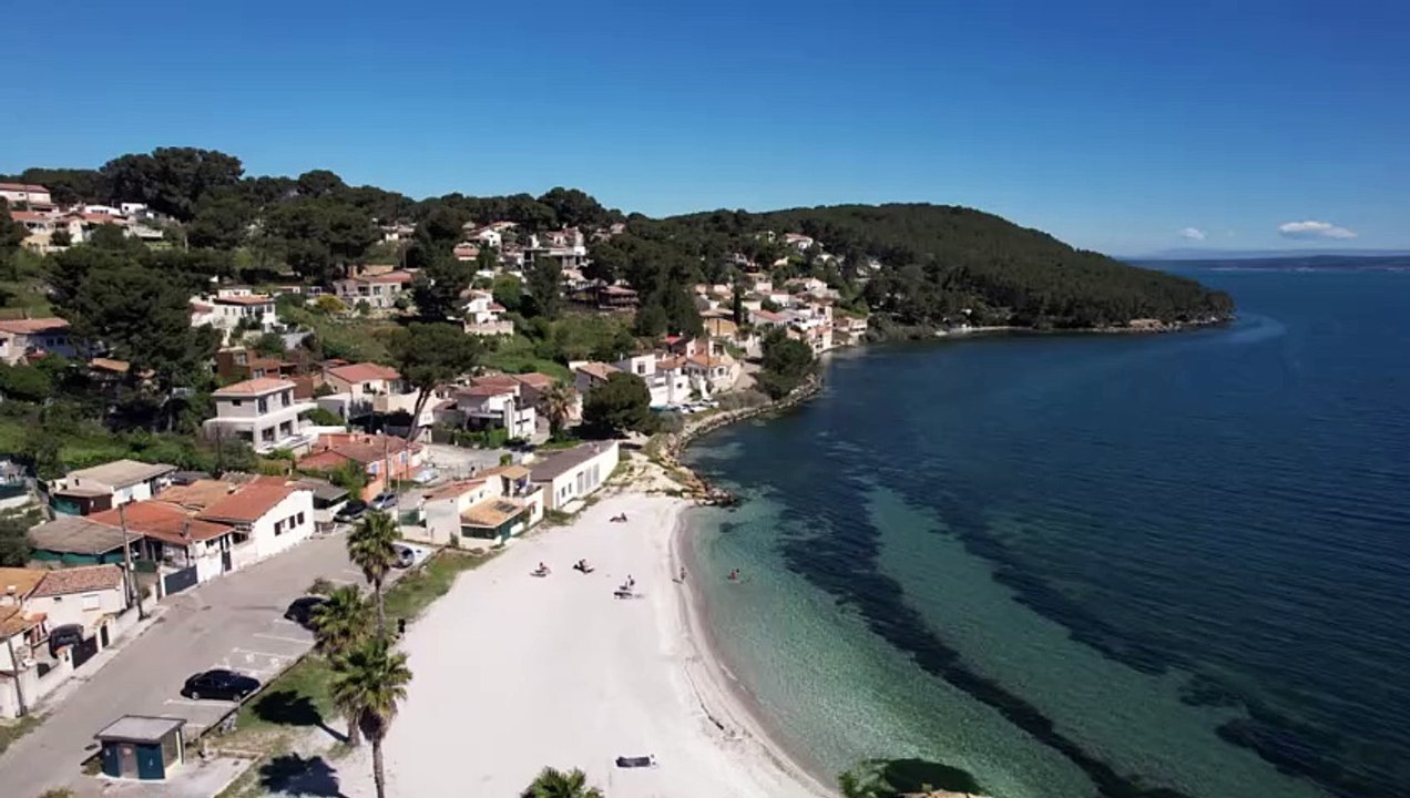 "Stunning Beach & Sea Drone View: Paradise from Above 🌊✨"