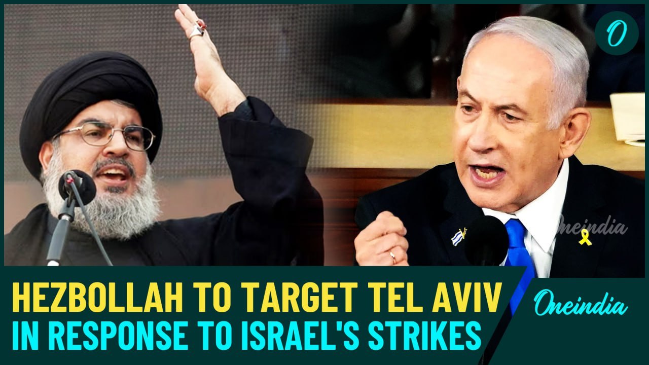 Hezbollah vows retaliation on Tel Aviv for Beirut Strikes,Qassem Promises Prolonged Resistance|WATCH