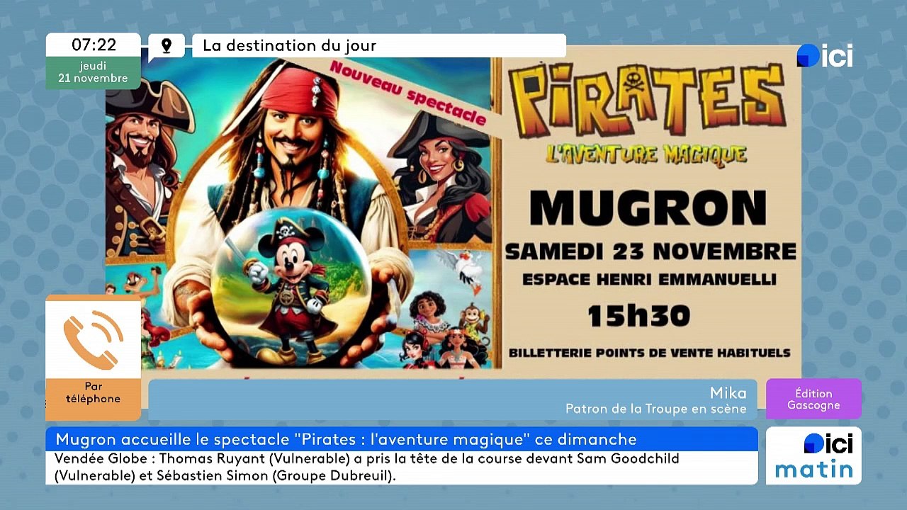 21/11/2024 - ICI Matin France Bleu Gascogne en vidéo
