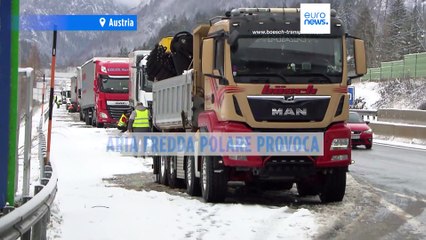 Centro Europa ricoperto di neve: disagi dalla Danimarca alla Polonia