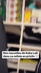 Koba LaD filme sa cellule en prison, les internautes choqués