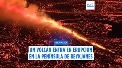 Un volcán vuelve a hacer erupción en Islandia por séptima vez en el año