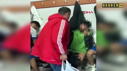 Kayseri'de antrenör çıldırdı, oyuncusunu soyunma odasında darp etti! 'Gebertirim seni'