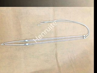 Long lifespan Halogen quartz lamp 460mm 220v 1200w carbon fiber heat lamp