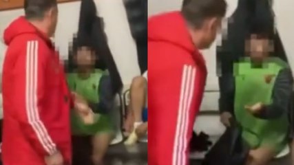 Antrenörden futbolcuya dayak! 'Gebertirim seni'