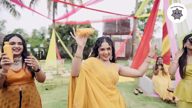 Shreyas & Nidhi’s Haldi Celebration _The Kalanivasthi_ Destination wedding venue in Bangalore