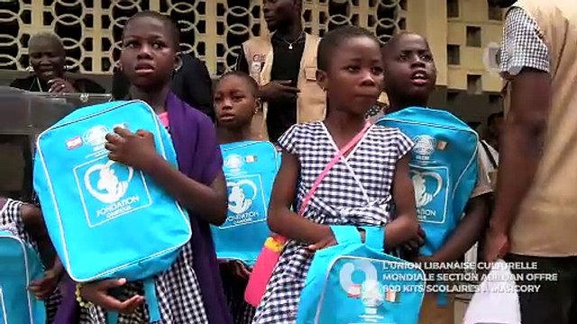 ÉDUCATION: L'Union Libanaise Culturelle Mondiale, section Abidjan offre 800 kits scolaires à Marcory
