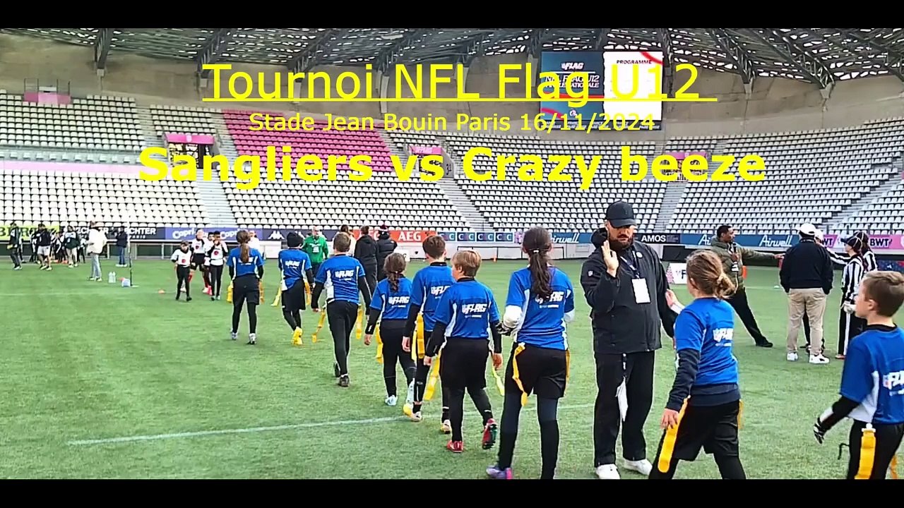 2024_NFL Flag U12_Sangliers vs Crazy Beeze