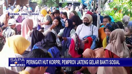 Peringati HUT ke-53 KORPRI, Pemprov Jateng Gelar Bakti Sosial di Demak