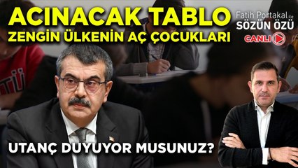 ACINACAK TABLO! ZENGİN ÜLKENİN AÇ ÇOCUKLARI! UTANÇ DUYUYOR MUSUNUZ?