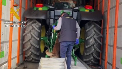 La Guardia Civil recupera tres tractores robados en Valseca