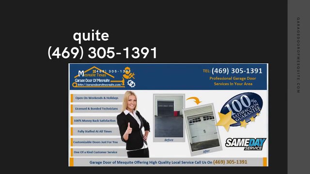 Garage Door Of Mesquite (469) 305-1391