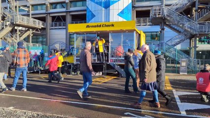 Scotland v Australia pre match at Murrayfield