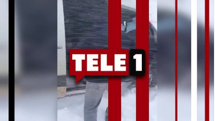 12 işçi minibüste kara saplanıp mahsur kaldı!