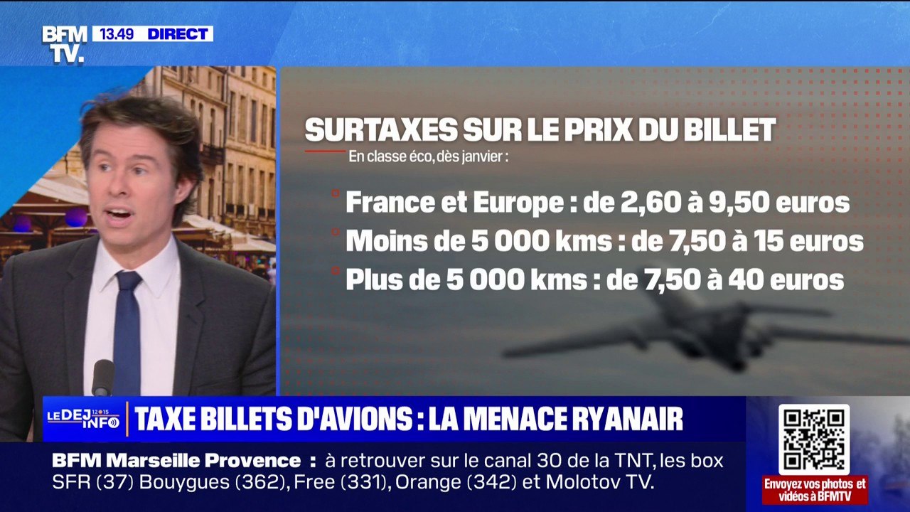 Taxe sur les billets d'avions: Ryanair menace de réduire de moitié sa présence en France