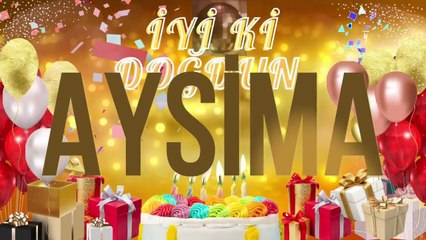 AYSİMA - Doğum Günün Kutlu Olsun Aysima