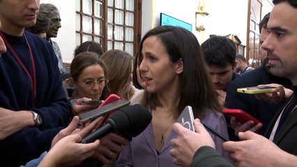 Belarra se muestra "satisfecha" con el acuerdo con el PSOE para la reforma fiscal
