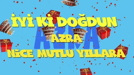 İyi ki doğdun AZRA - İsme Özel Ankara Havası Doğum Günü Şarkısı (FULL VERSİYON) (REKLAMSIZ)