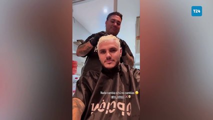 Mauro Icardi’den “Değişim” Mesajı: Saçlarını Yeniden Sarıya Boyattı